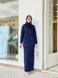 Ivy Kurung (Navy Blue)