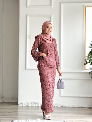 Bunga Kedah (Dusty Pink) Viscose