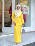 Kurung Klasik Lace (Yellow)