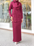 Ivy Kurung (Plum)