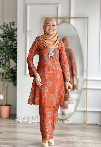 Maya Batik (Burn orange)